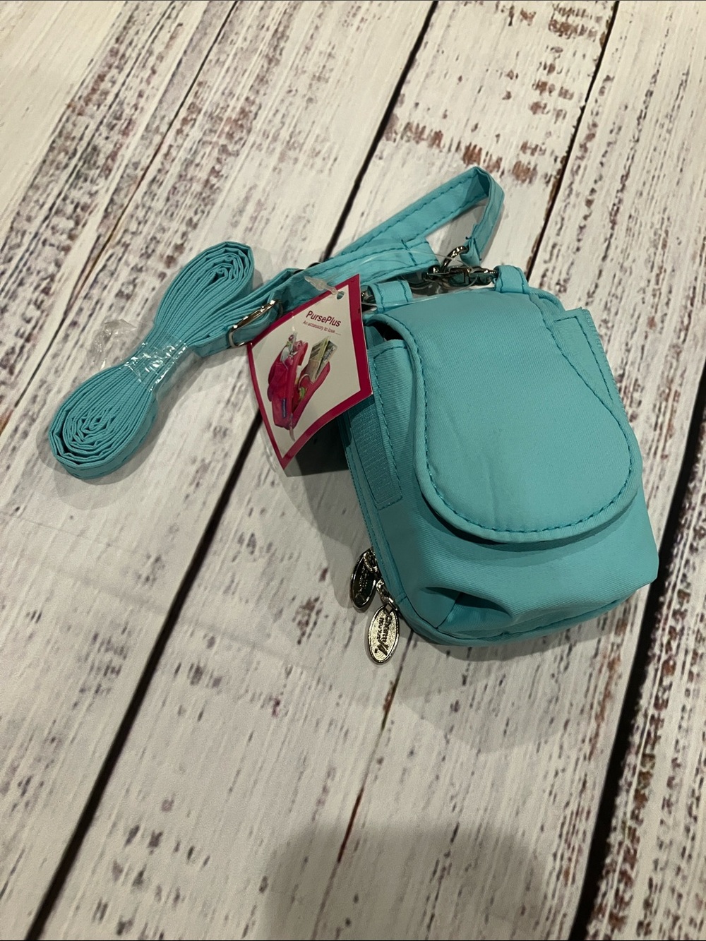 Charm14 New York - Light Blue PursePlus